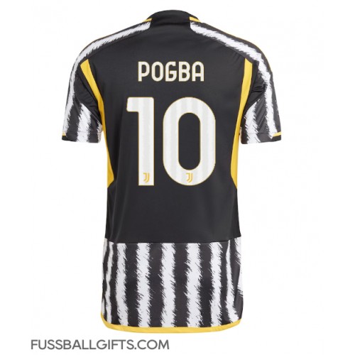 Juventus Paul Pogba #10 Fußballbekleidung Heimtrikot 2023-24 Kurzarm